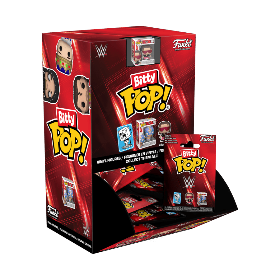 FUN76400 WWE - Bitty Pop! Blind Bag Assortment (Display of 36) - Funko TBA - Titan Pop Culture