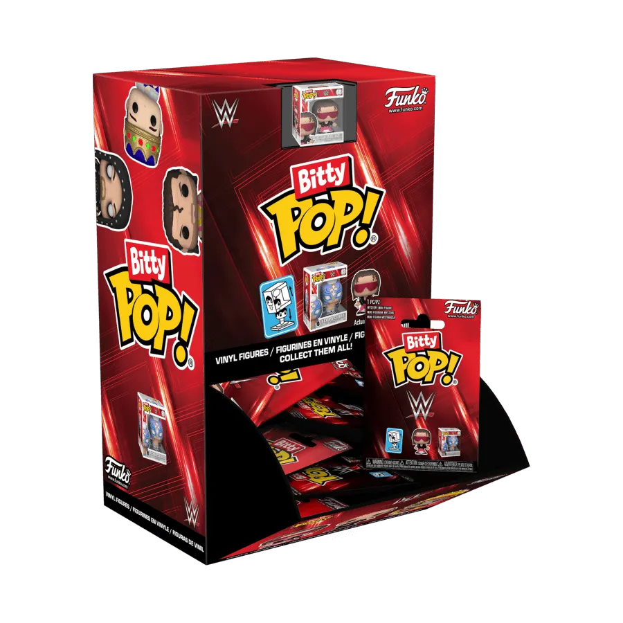 FUN76400 WWE - Bitty Pop! Blind Bag Assortment (Display of 36) - Funko TBA - Titan Pop Culture