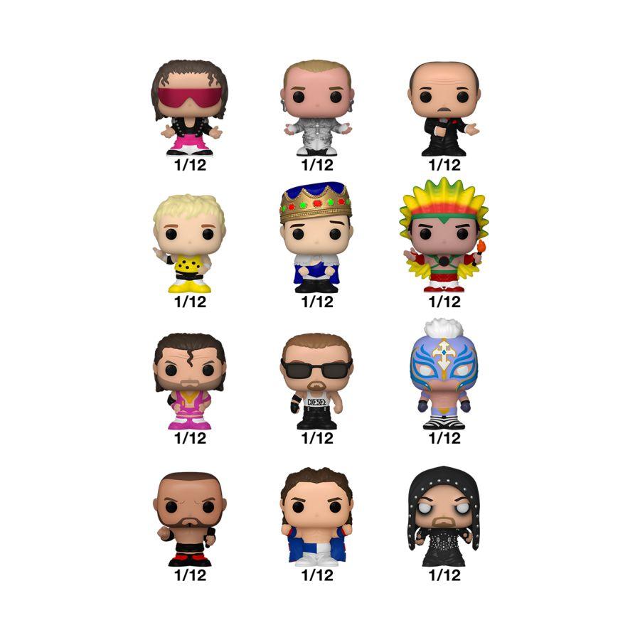 FUN76400 WWE - Bitty Pop! Blind Bag Assortment (Display of 36) - Funko TBA - Titan Pop Culture