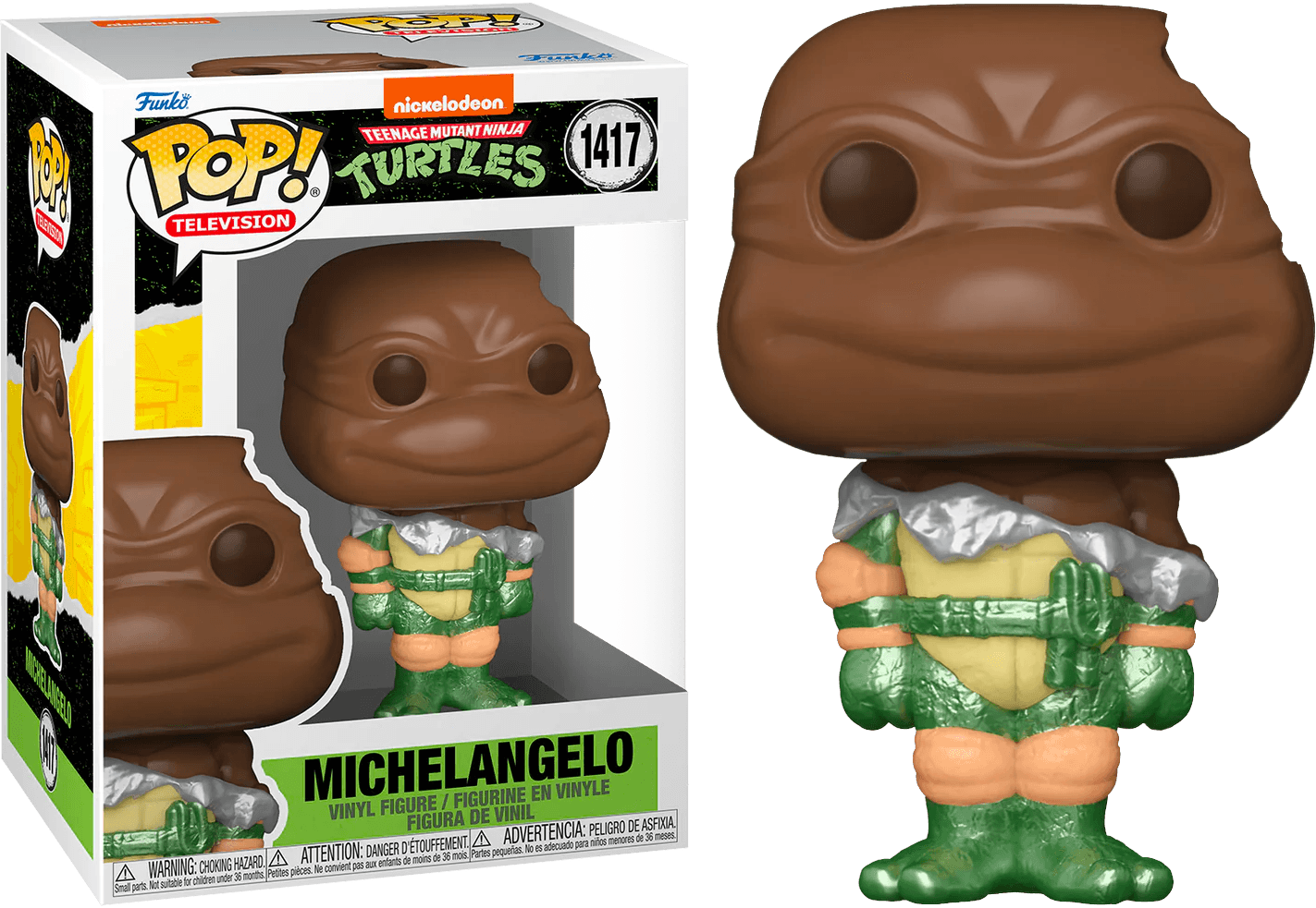 FUN76437 Teenage Mutant Ninja Turtles - Michelangelo (Easter Chocolate) Pop! Vinyl - Funko - Titan Pop Culture