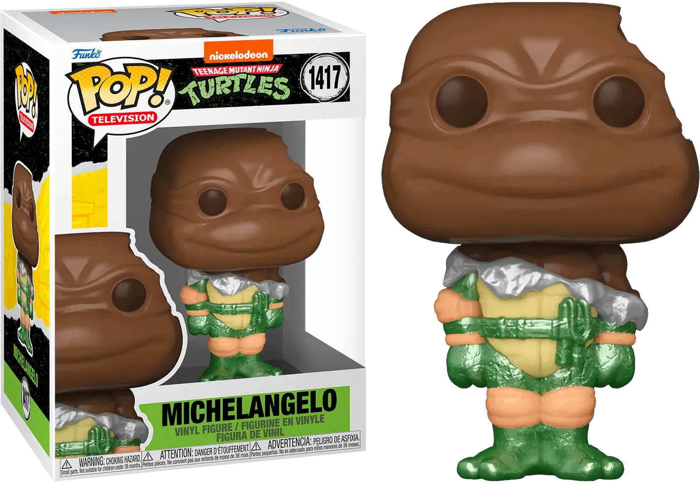 FUN76437 Teenage Mutant Ninja Turtles - Michelangelo (Easter Chocolate) Pop! Vinyl - Funko - Titan Pop Culture