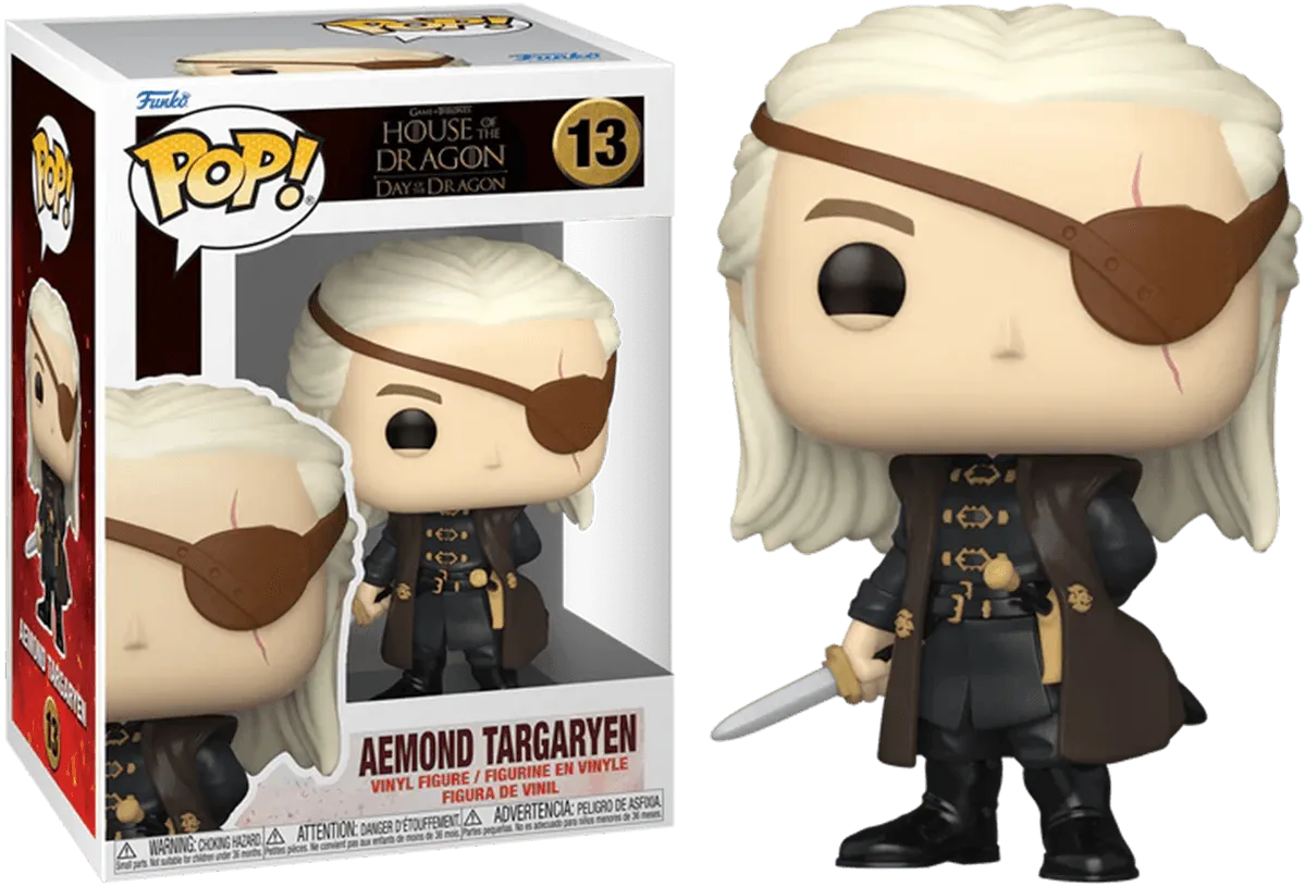 FUN76471 Game of Thrones: House of the Dragon - Aemond Targaryen Pop! Vinyl - Funko - Titan Pop Culture