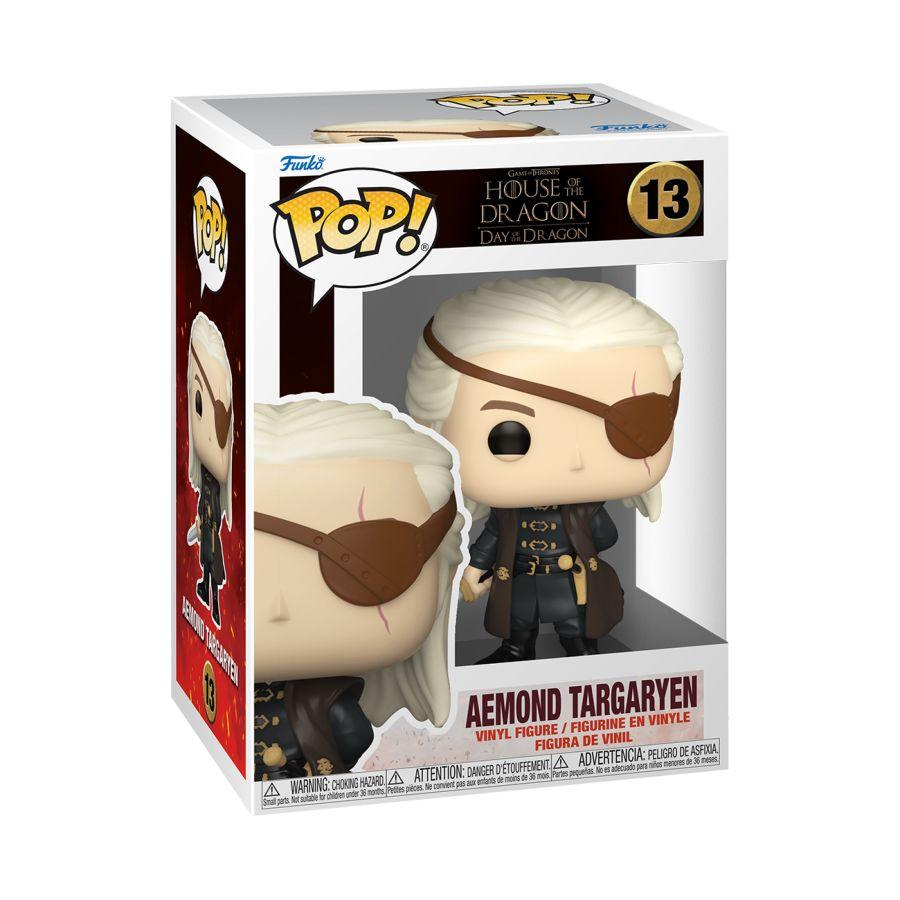 FUN76471 Game of Thrones: House of the Dragon - Aemond Targaryen Pop! Vinyl - Funko TBA - Titan Pop Culture