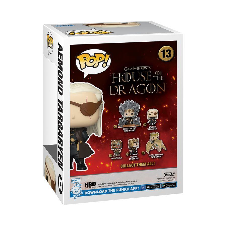 FUN76471 Game of Thrones: House of the Dragon - Aemond Targaryen Pop! Vinyl - Funko TBA - Titan Pop Culture