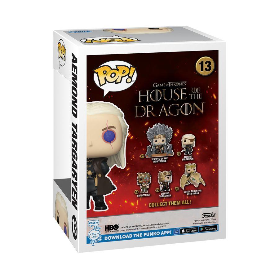 FUN76471 Game of Thrones: House of the Dragon - Aemond Targaryen Pop! Vinyl - Funko TBA - Titan Pop Culture