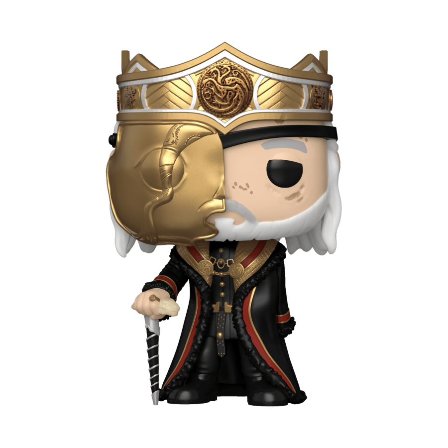 FUN76474 Game of Thrones: House of the Dragon - Masked Viserys Targaryen (with chase) Pop! Vinyl - Funko - Titan Pop Culture