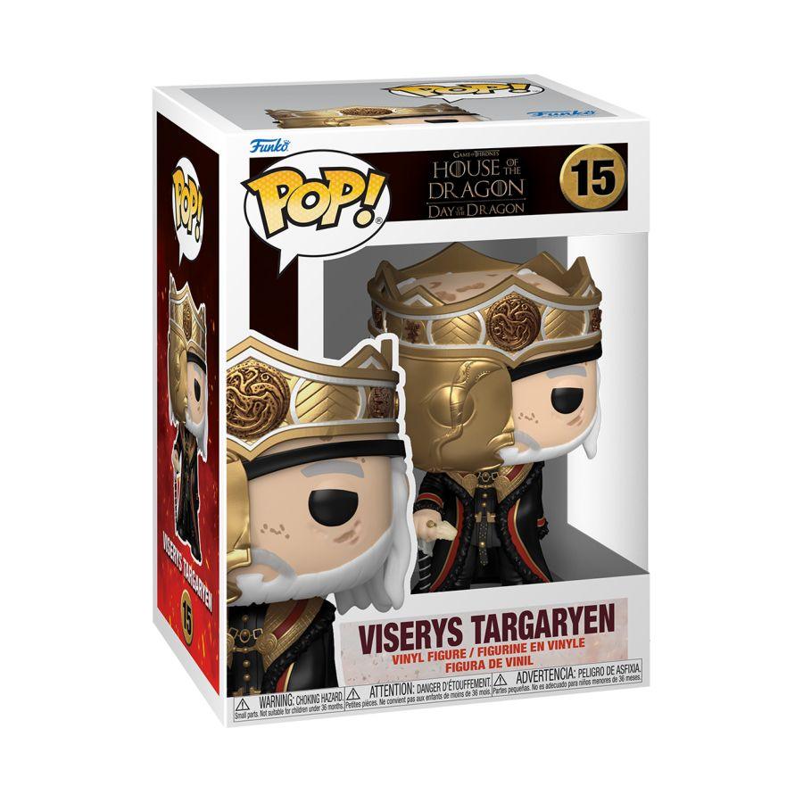 FUN76474 Game of Thrones: House of the Dragon - Masked Viserys Targaryen (with chase) Pop! Vinyl - Funko - Titan Pop Culture