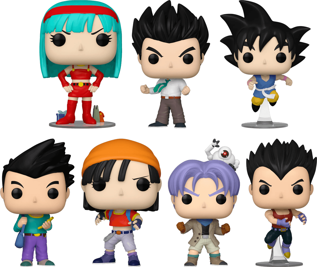 FUN76523 + FUN76524 + FUN72093 + FUN72090 + FUN72088 + FUN72092 + FUN72087 Dragon Ball GT - Black Star Dragon Ball Saga Pop! Vinyl Bundle (Set of 7) - Funko - Titan Pop Culture