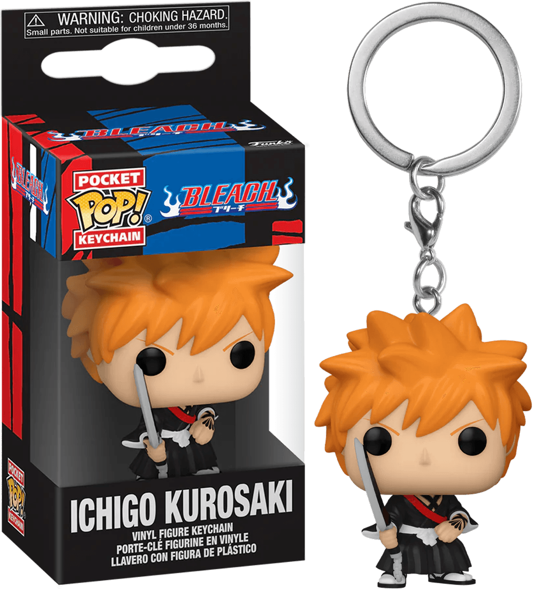 FUN76527 Bleach - Ichigo Kurosaki Pocket Pop! Keychain - Funko - Titan Pop Culture