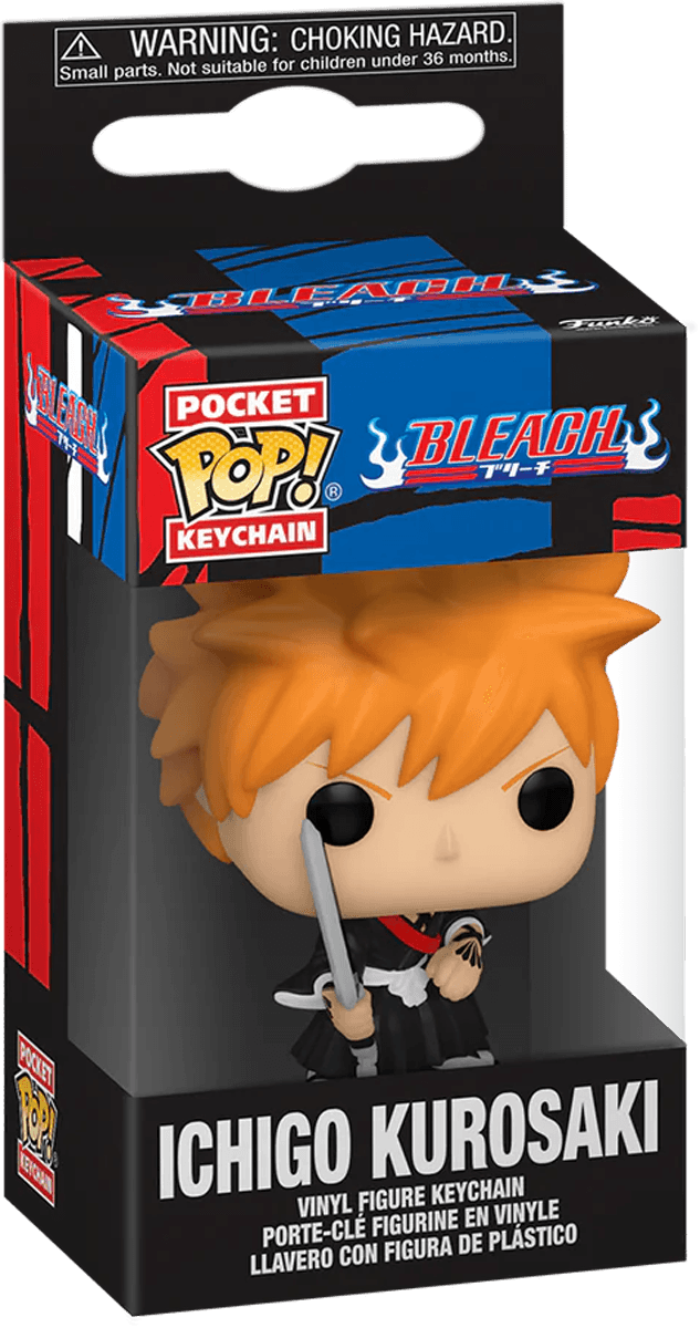 FUN76527 Bleach - Ichigo Kurosaki Pocket Pop! Keychain - Funko - Titan Pop Culture