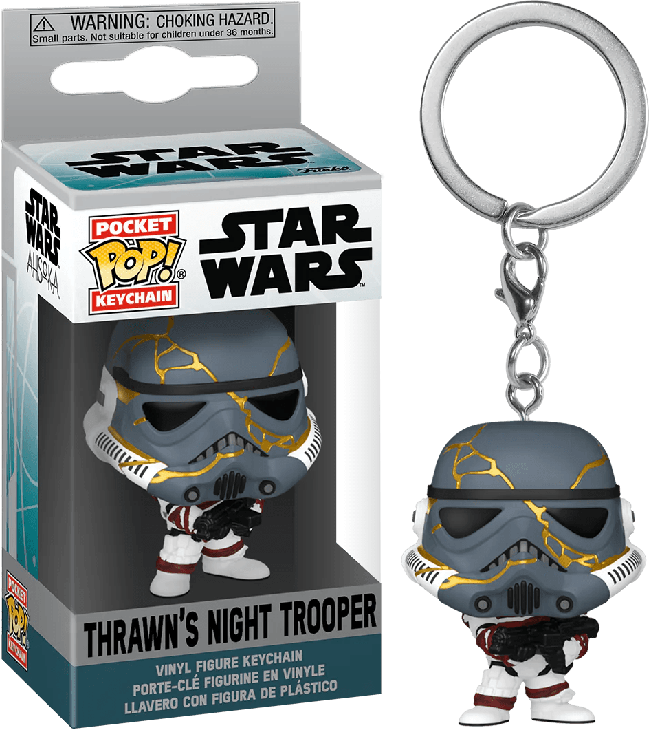 FUN76537 Star Wars: Ahsoka (TV) - Trawn's Night Trooper Pop! Vinyl Keychain - Funko - Titan Pop Culture