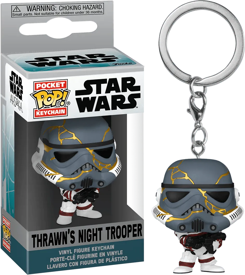 FUN76537 Star Wars: Ahsoka (TV) - Trawn's Night Trooper Pop! Vinyl Keychain - Funko - Titan Pop Culture