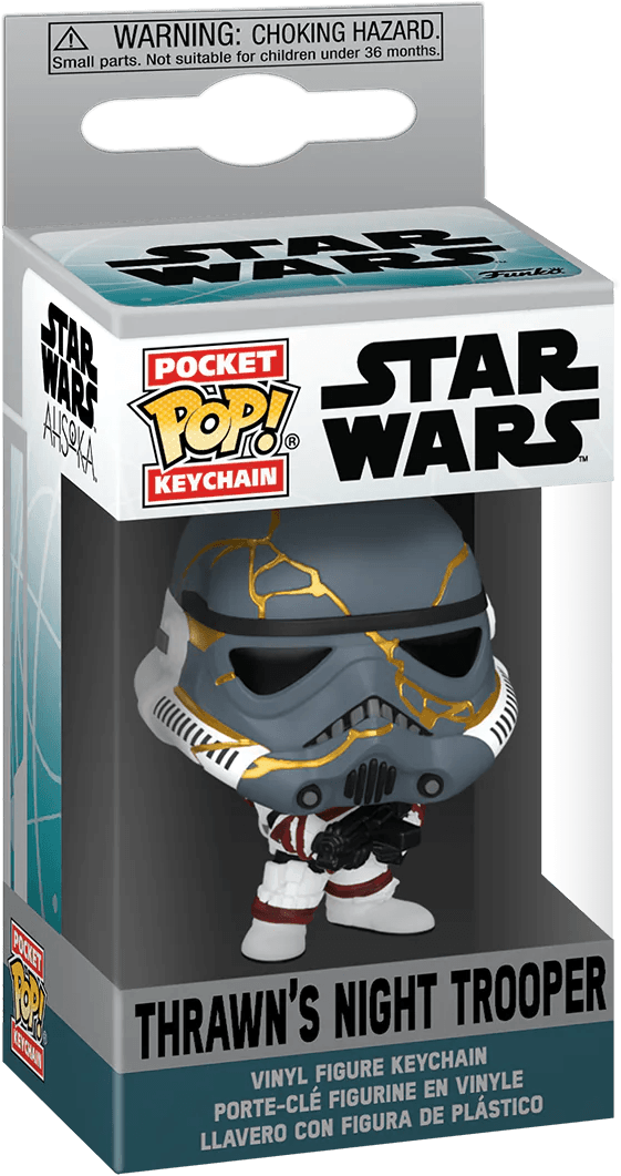 FUN76537 Star Wars: Ahsoka (TV) - Trawn's Night Trooper Pop! Vinyl Keychain - Funko - Titan Pop Culture