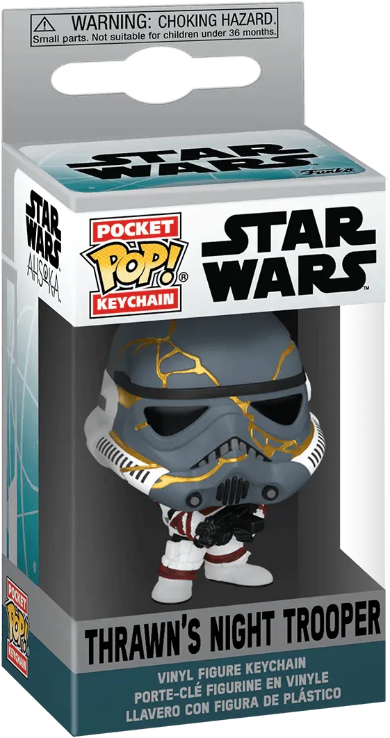 FUN76537 Star Wars: Ahsoka (TV) - Trawn's Night Trooper Pop! Vinyl Keychain - Funko - Titan Pop Culture