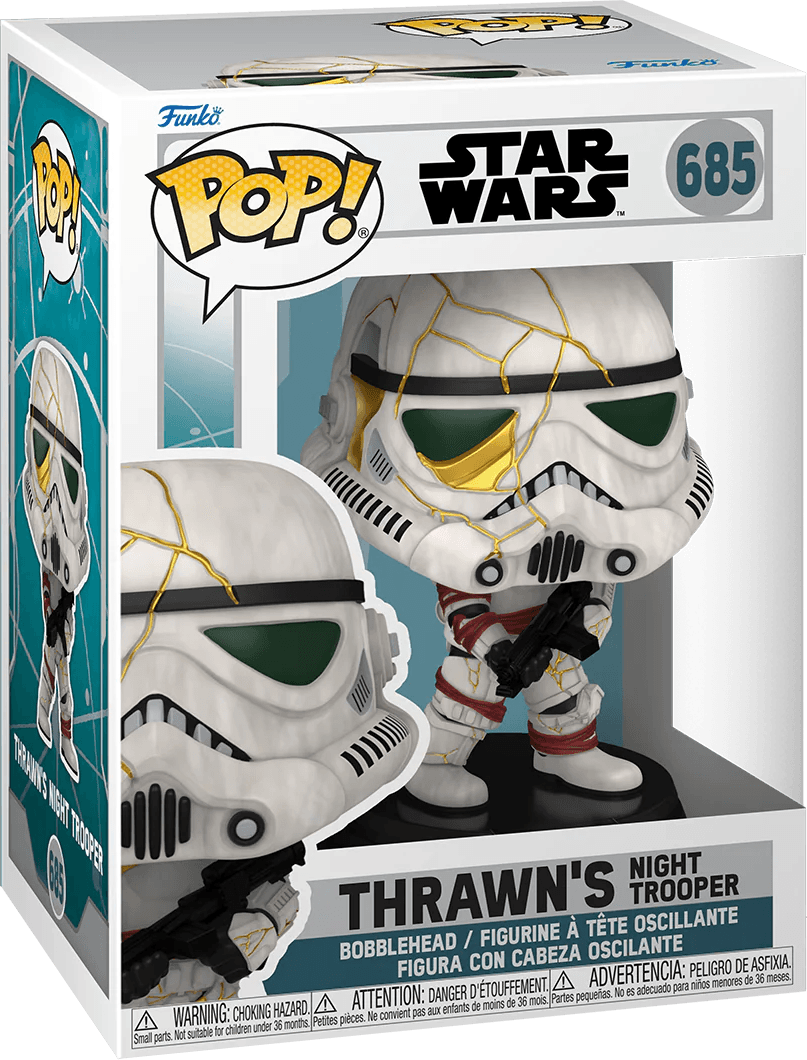 FUN76541 Star Wars: Ahsoka (TV) - Thrawn's Night Trooper (White/Gold Helmet) Pop! Vinyl - Funko - Titan Pop Culture