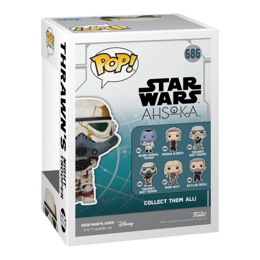 FUN76542 Star Wars: Ahsoka (TV) - Thrawn's Night Trooper (White/Grey Helmet) Pop! Vinyl - Funko - Titan Pop Culture