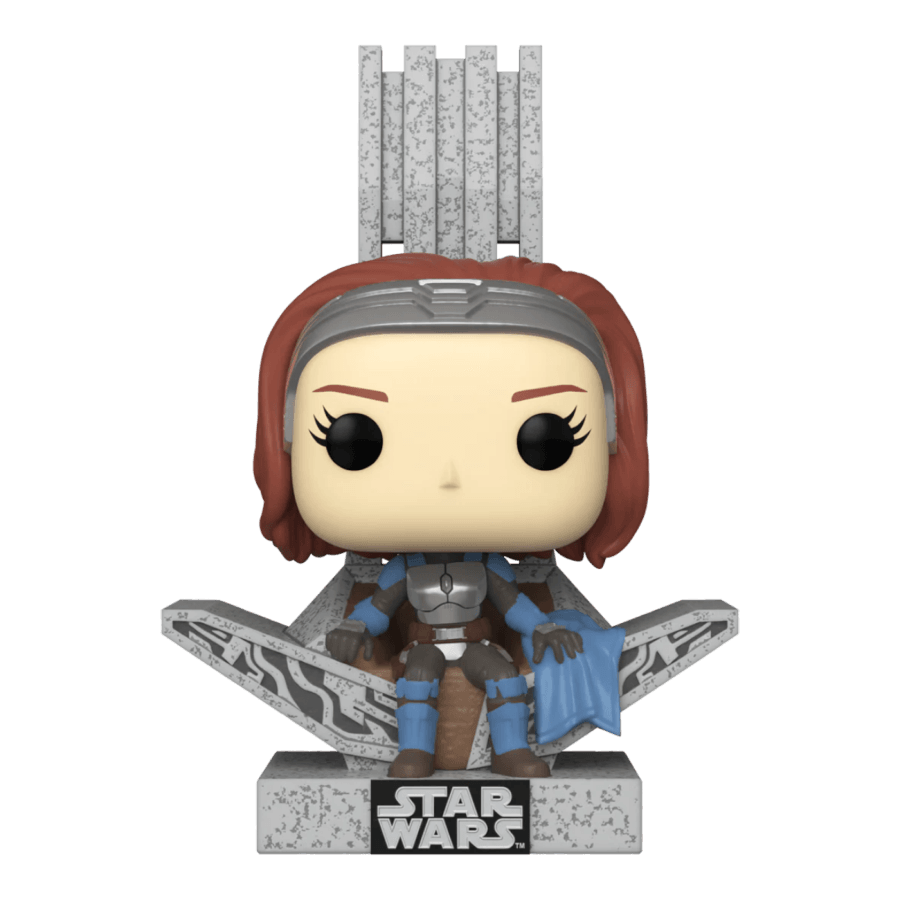 FUN76545 Star Wars: Mandalorian - Bo-Katan Kryze on Throne Pop! Vinyl Deluxe - Funko - Titan Pop Culture