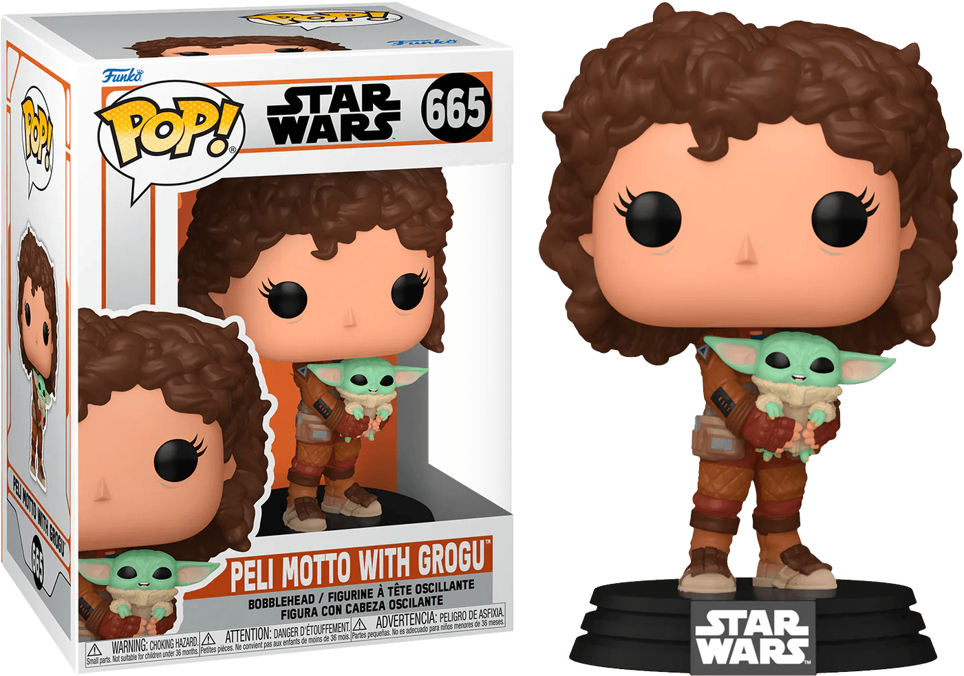 FUN76552 Star Wars: Mandalorian - Peli Motto & Grogu Pop! Vinyl - Funko - Titan Pop Culture