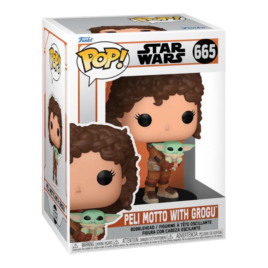 FUN76552 Star Wars: Mandalorian - Peli Motto & Grogu Pop! Vinyl - Funko - Titan Pop Culture