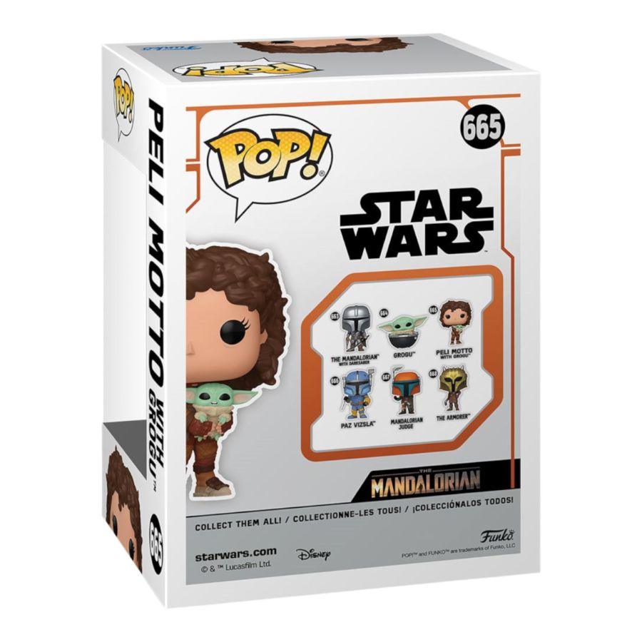 FUN76552 Star Wars: Mandalorian - Peli Motto & Grogu Pop! Vinyl - Funko - Titan Pop Culture