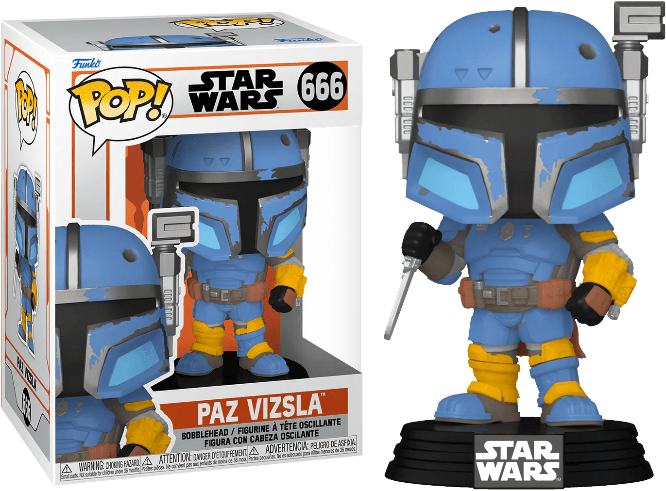 FUN76553 Star Wars: Mandalorian - Paz Vizsla! Pop! Vinyl - Funko - Titan Pop Culture