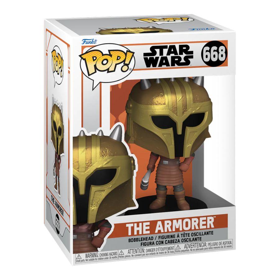 FUN76554 Star Wars: Mandalorian - The Armorer! Pop! Vinyl - Funko - Titan Pop Culture