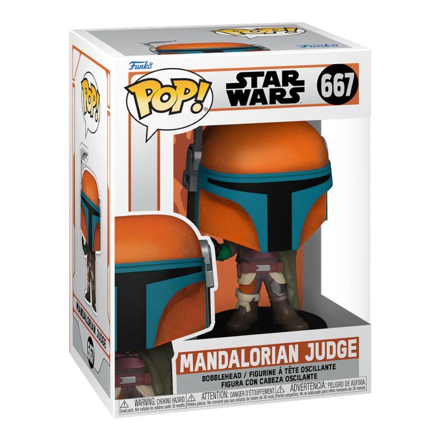 FUN76555 Star Wars: Mandalorian - Mandalorian Judge Pop! Vinyl - Funko - Titan Pop Culture