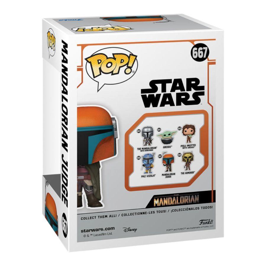 FUN76555 Star Wars: Mandalorian - Mandalorian Judge Pop! Vinyl - Funko - Titan Pop Culture