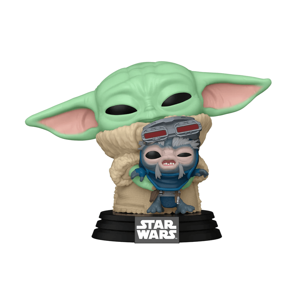 FUN76672 Star Wars: Mandalorian - Grogu with Driodsmith US Exclusive Pop! Vinyl [RS] - Funko - Titan Pop Culture