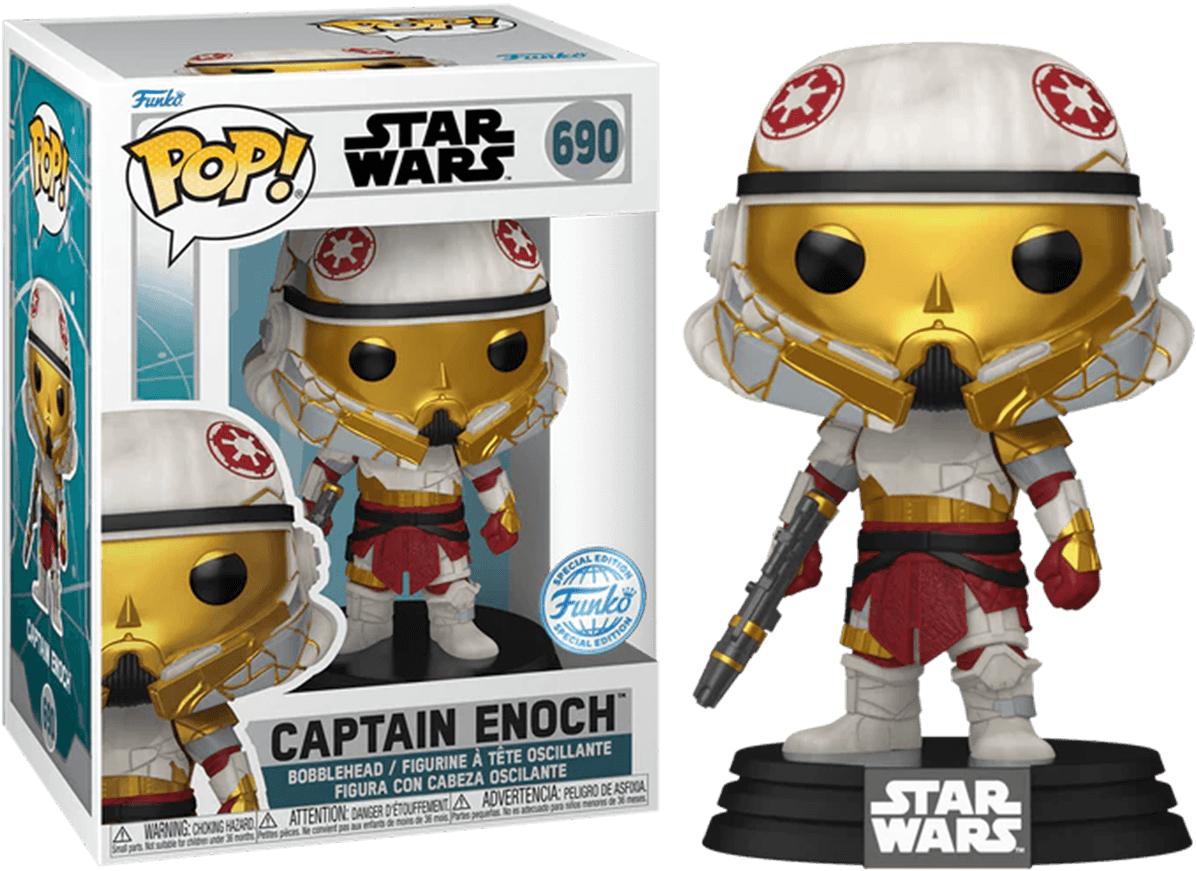 FUN76678 Star Wars: Ahsoka (TV) - Captain Enoch US Exclusive Pop! Vinyl [RS] - Funko - Titan Pop Culture