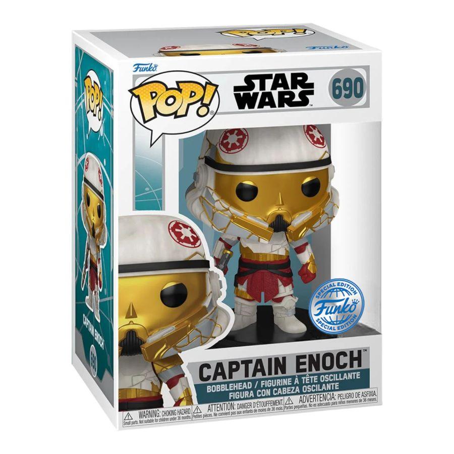 FUN76678 Star Wars: Ahsoka (TV) - Captain Enoch US Exclusive Pop! Vinyl [RS] - Funko - Titan Pop Culture