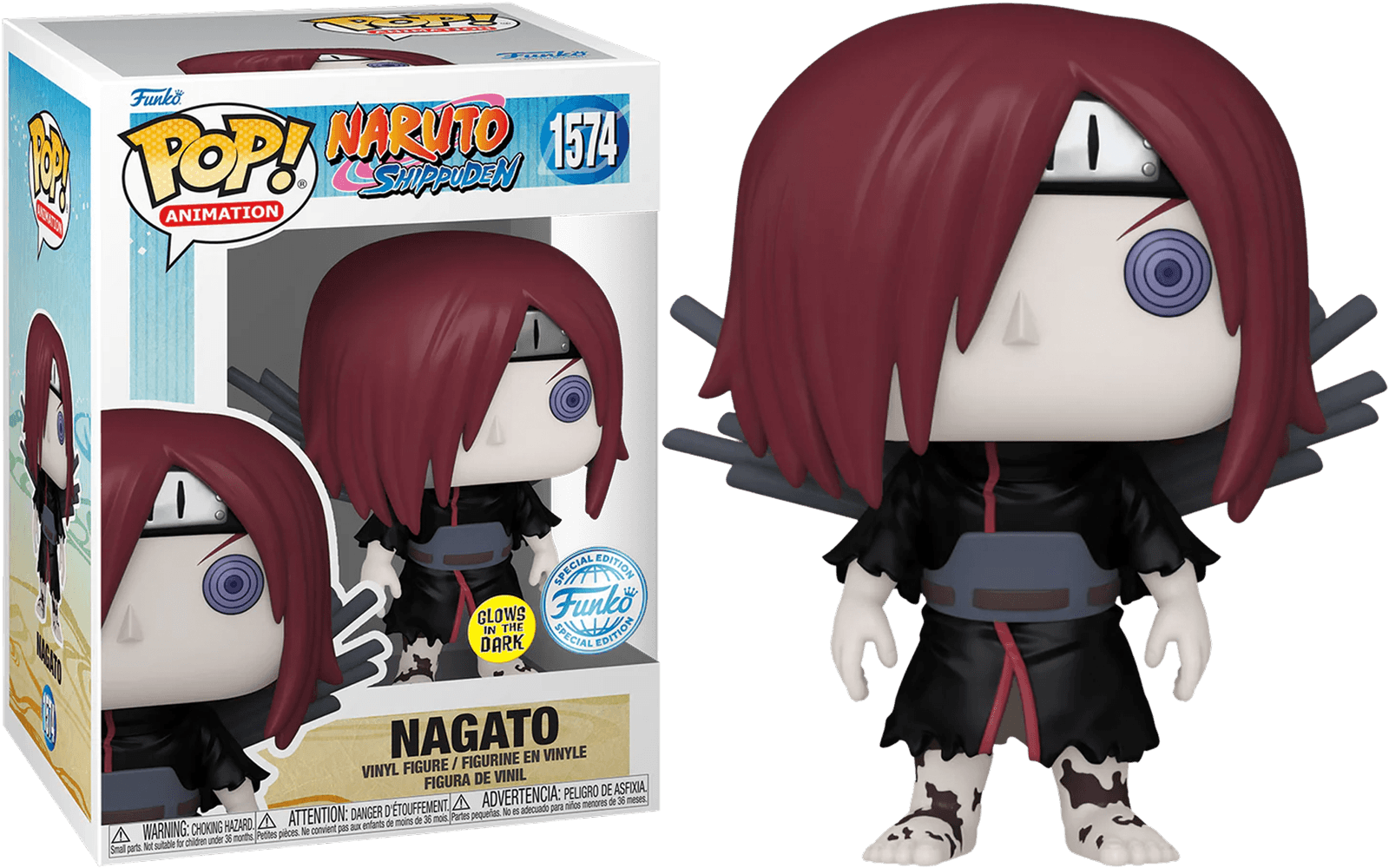 FUN76680 Naruto: Shippuden - Nagato Glow-in-the-Dark Pop! Vinyl [RS] - Funko - Titan Pop Culture