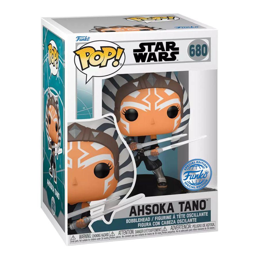 FUN76690 Star Wars: Ahsoka (TV) - Ahsoka Tano with Dual Lightsabers US Exclusive Pop! Vinyl [RS] - Funko - Titan Pop Culture