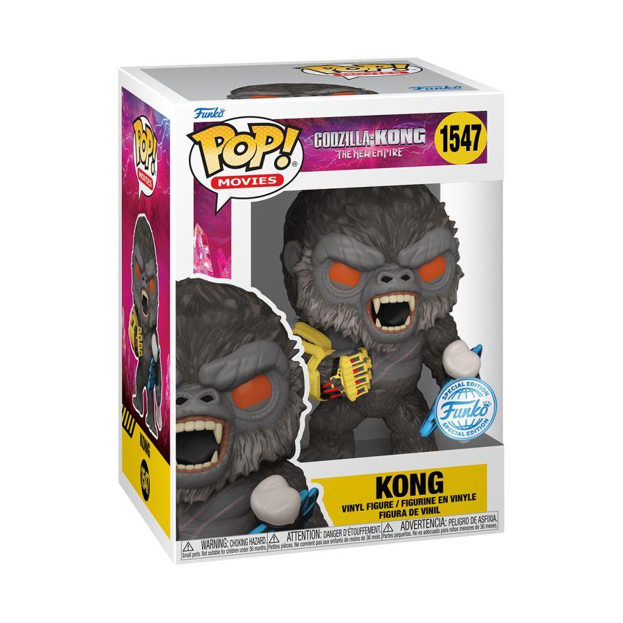 FUN76694 Godzilla vs Kong: The New Empire - Kong (Battle) US Exclusive Pop! Vinyl [RS] - Funko - Titan Pop Culture