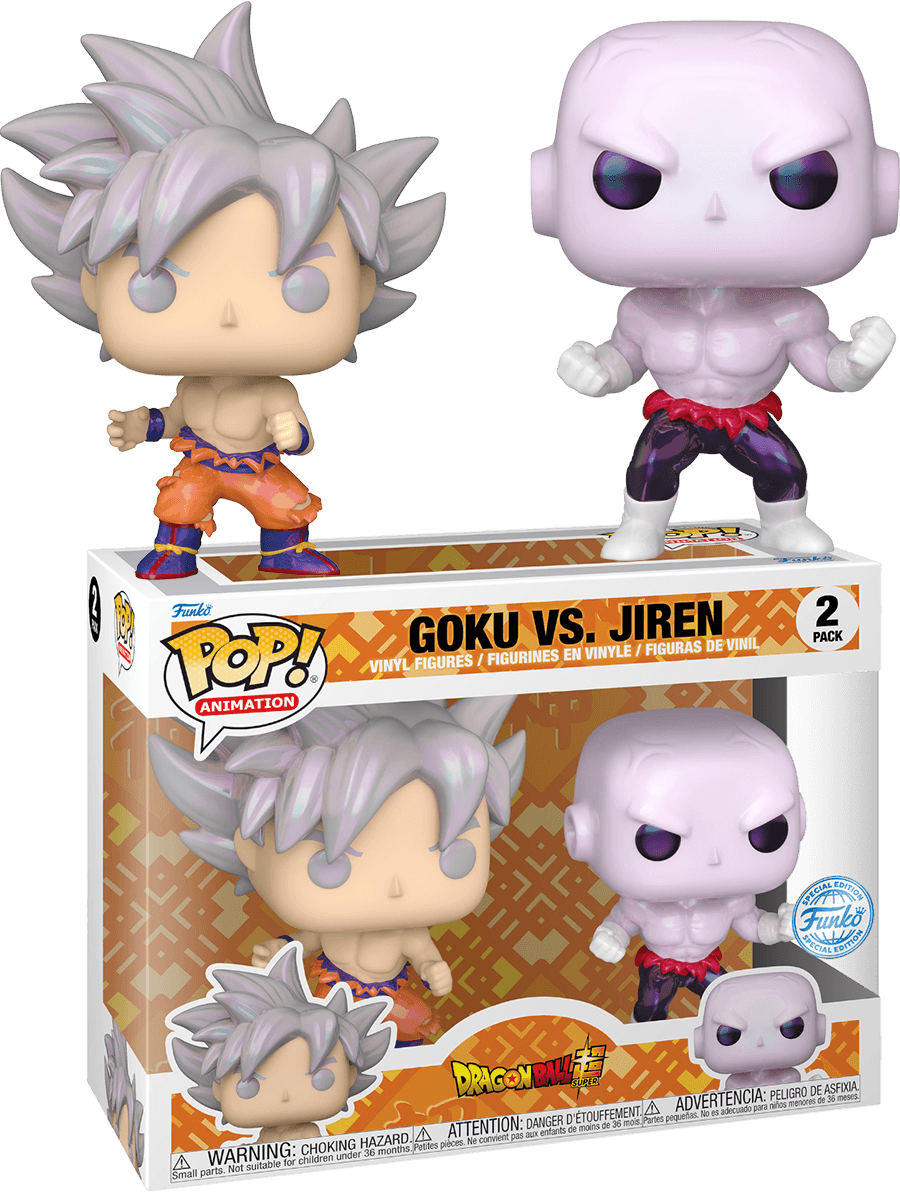 FUN76698 Dragon Ball Super - Goku Vs Jiren US Exclusive Pearlescent Pop! Vinyl 2-Pack [RS] - Funko TBA - Titan Pop Culture