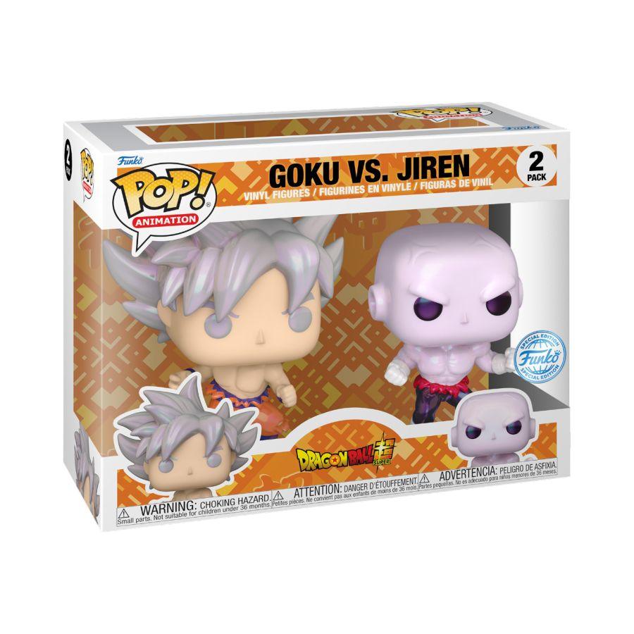 FUN76698 Dragon Ball Super - Goku Vs Jiren US Exclusive Pearlescent Pop! Vinyl 2-Pack [RS] - Funko TBA - Titan Pop Culture