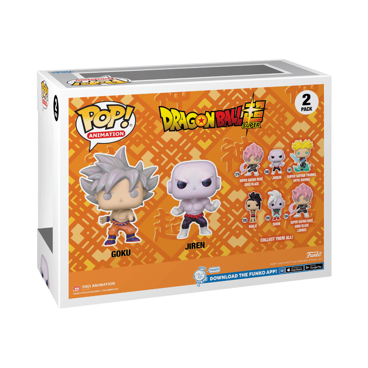 FUN76698 Dragon Ball Super - Goku Vs Jiren US Exclusive Pearlescent Pop! Vinyl 2-Pack [RS] - Funko TBA - Titan Pop Culture