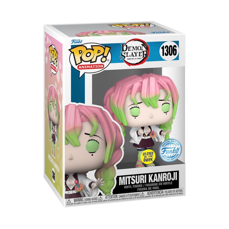 FUN76702 Demon Slayer - Mitsuri Kanroji Glow-in-the-Dark Pop! Vinyl - Funko - Titan Pop Culture