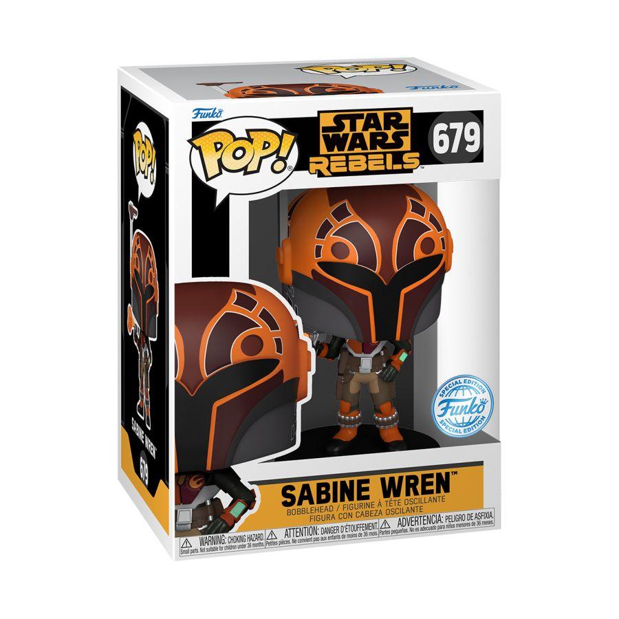 FUN76705 Star Wars: Rebels - Sabine Wren US Exclusive Metallic Pop! Vinyl [RS] - Funko - Titan Pop Culture