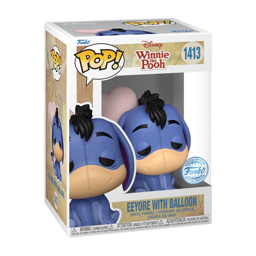 FUN76706 Winnie the Pooh - Eeyore with Balloon Pop! Vinyl - Funko TBA - Titan Pop Culture