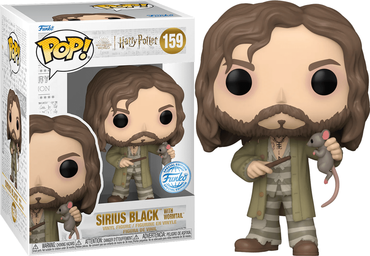 FUN76708 Harry Potter - Sirius Black with Wormtail US Exclusive Pop! Vinyl [RS] - Funko TBA - Titan Pop Culture