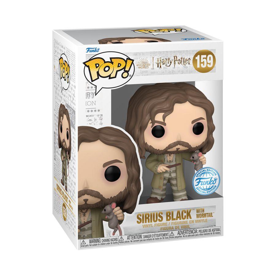 FUN76708 Harry Potter - Sirius Black with Wormtail US Exclusive Pop! Vinyl [RS] - Funko TBA - Titan Pop Culture