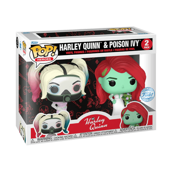 FUN76738 Harley Quinn: Animated TV Series (2019) - Harley Quinn & Poison Ivy Pop! Vinyl 2-Pack [RS] - Funko - Titan Pop Culture