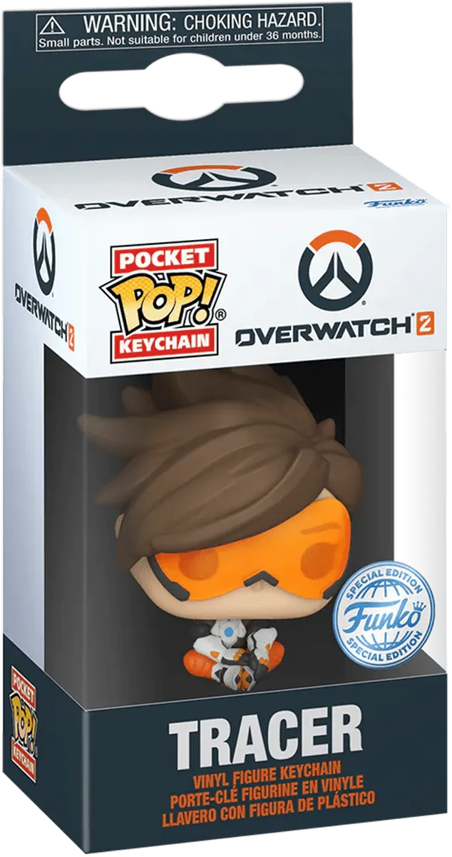 FUN76742 Overwatch 2 - Tracer US Exclusive Pop! Keychain [RS] - Funko - Titan Pop Culture