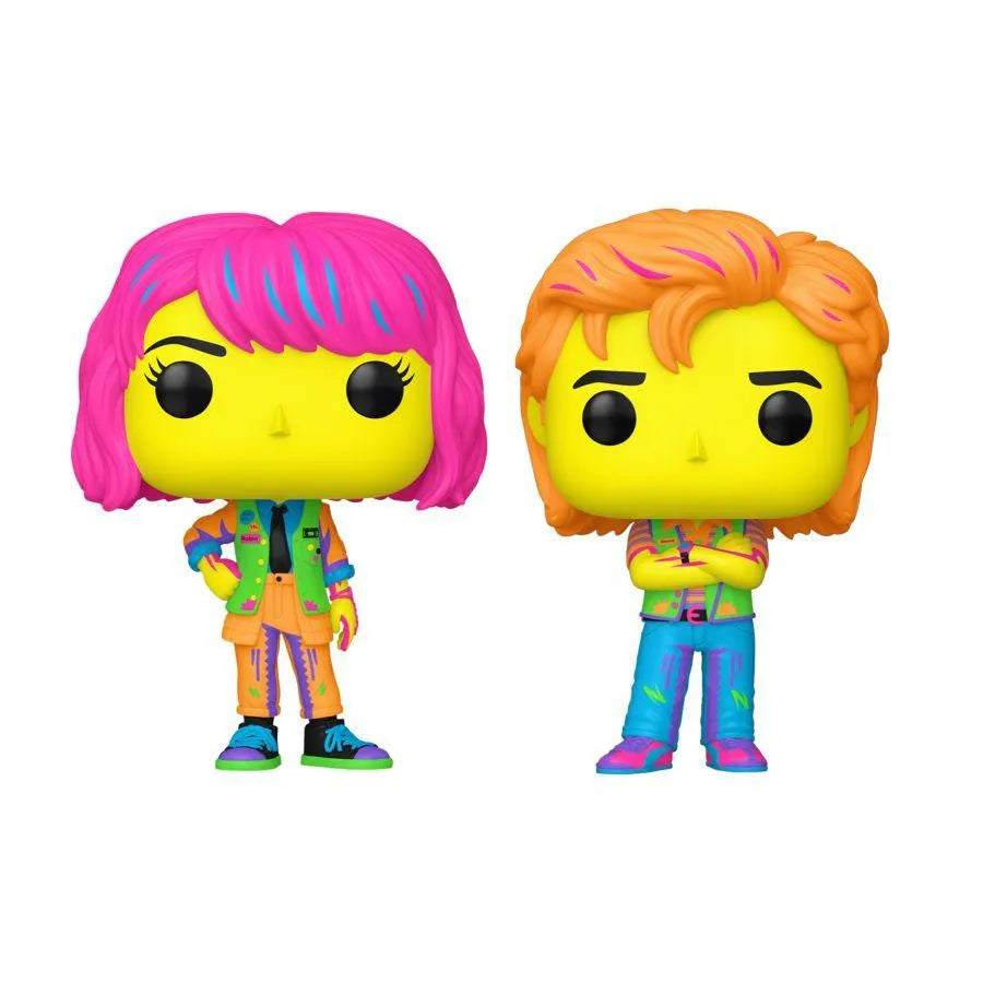 FUN76782 Stranger Things - Robin & Steve US Exclusive Blacklight Pop! 2-Pack [RS] - Funko - Titan Pop Culture