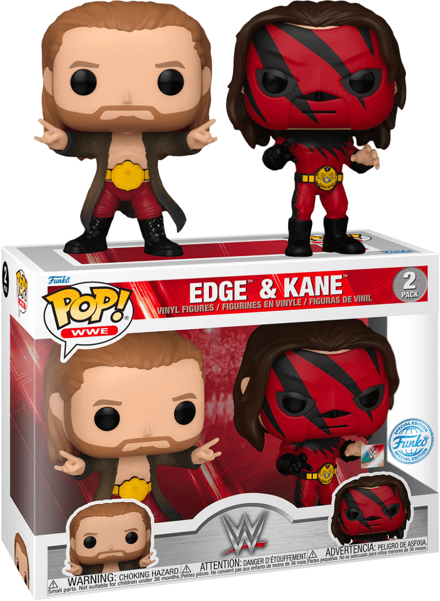 FUN76783 WWE - Edge & Kane Pop! US Exclusive Pop! 2-Pack [RS] - Funko - Titan Pop Culture