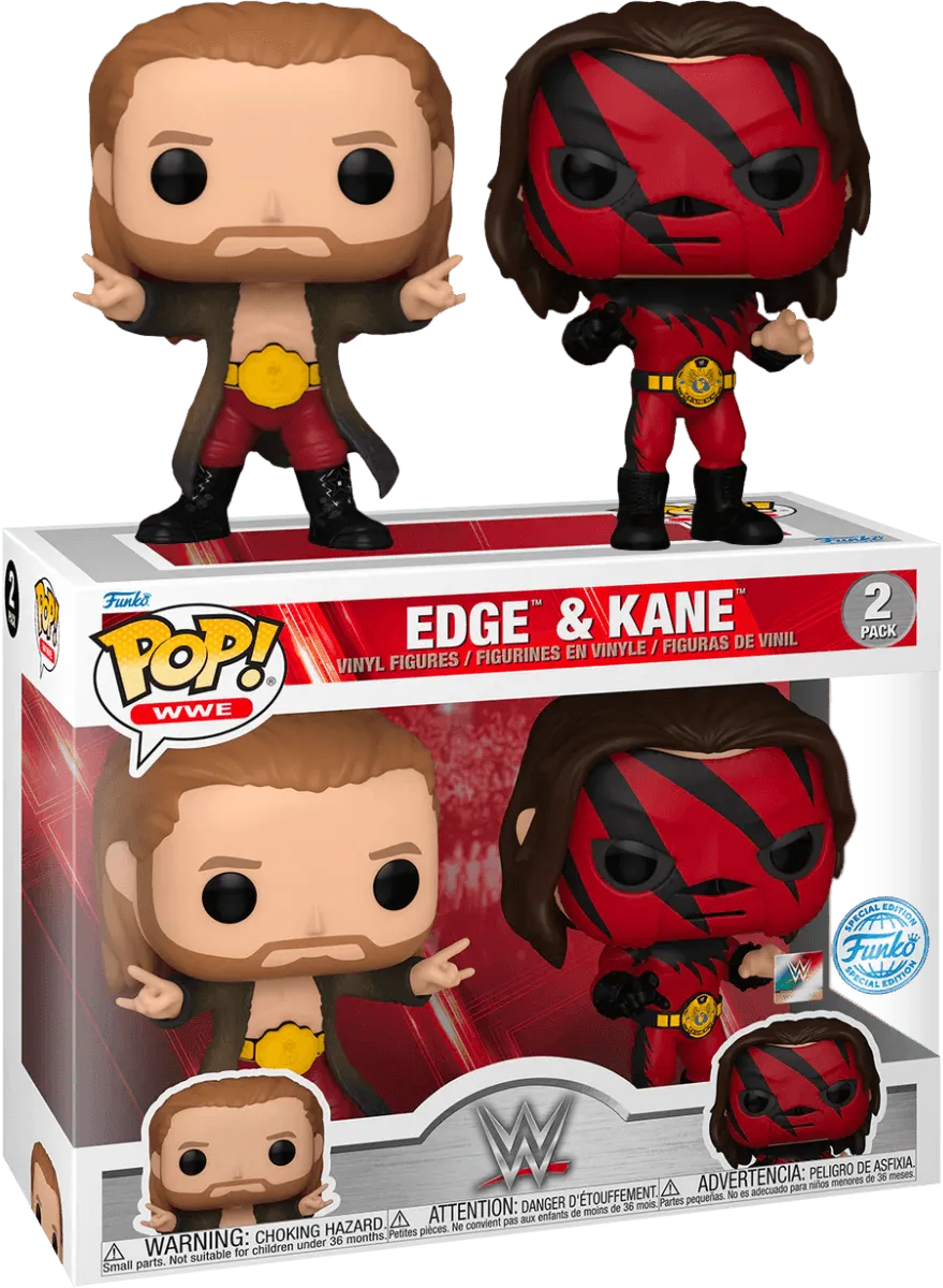 FUN76783 WWE - Edge & Kane Pop! US Exclusive Pop! 2-Pack [RS] - Funko - Titan Pop Culture