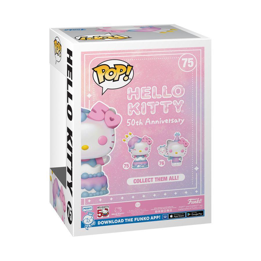 FUN76785 Hello Kitty 50th - Hello Kitty Cake DGL US Exclusive Pop! Vinyl [RS] - Funko - Titan Pop Culture