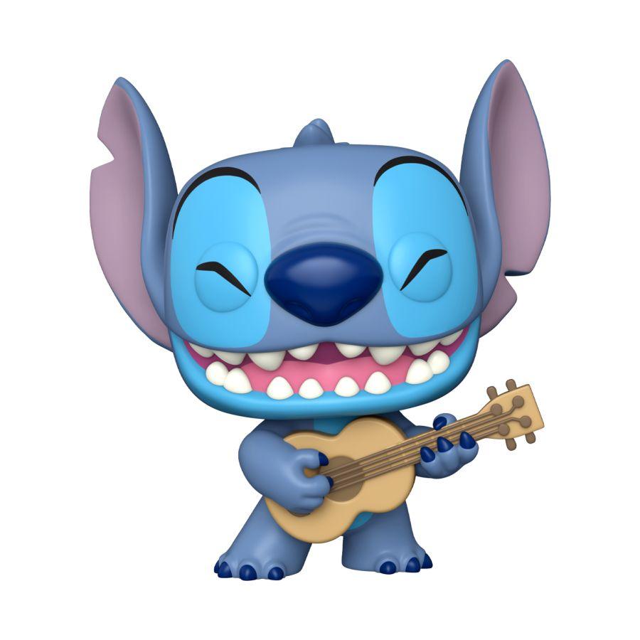 FUN76786 Lilo & Stitch - Stitch with Ukelele 10" US Exclusive Pop! Vinyl [RS] - Funko - Titan Pop Culture