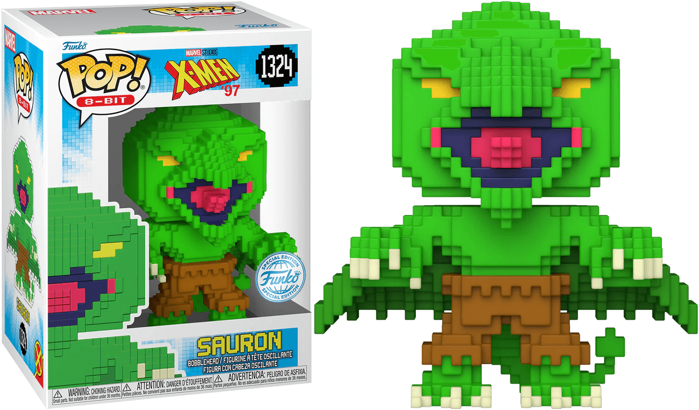 FUN76788 X-Men ('97) - Sauron US Exclusive 8-Bit Pop! Vinyl [RS] - Funko - Titan Pop Culture